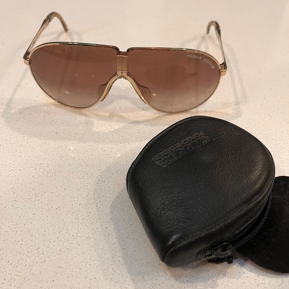 Vintage 80s Porsche Design Aviator Sunglasses